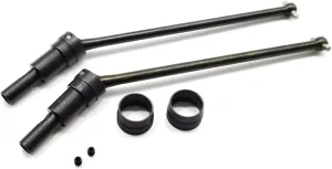RC Drive Shaft Compatible with JLB for Racing for Cheetah 11101 J3 for Speed 1/10 RC Car Upgrade Parts 2Pcs Metal Drive Shaft CVD EA1061