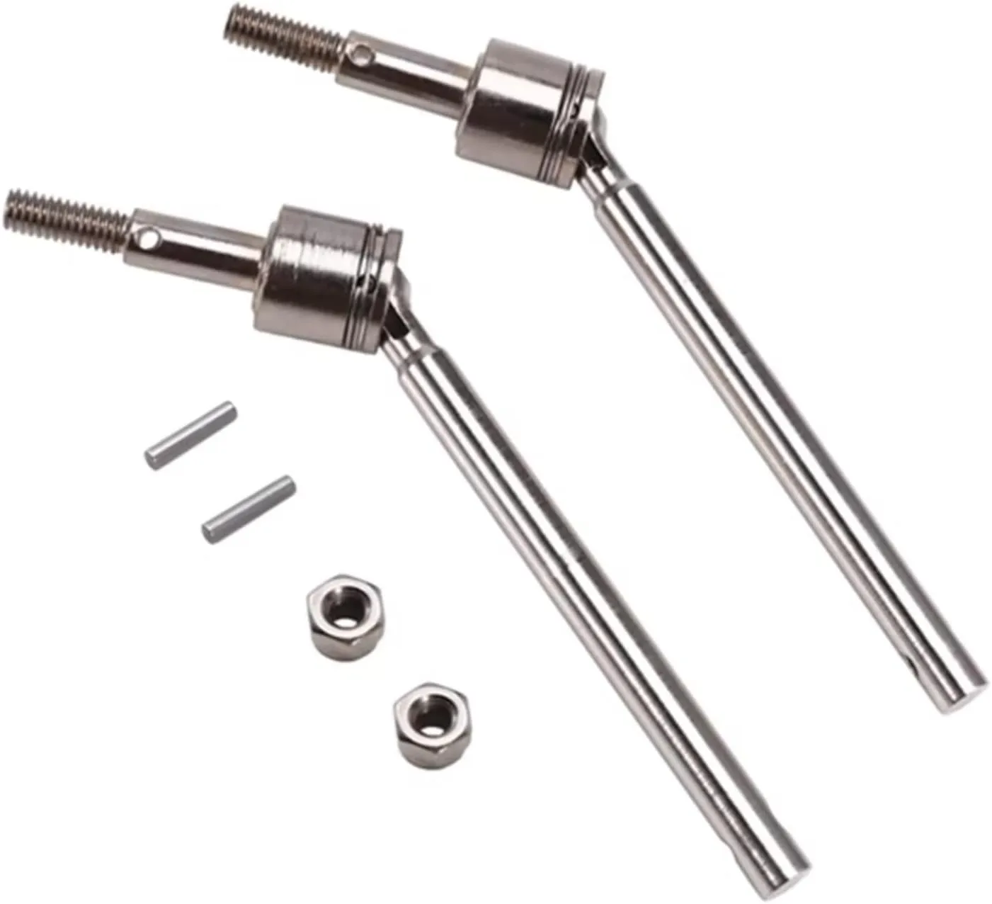 RC Drive Shaft Compatible with MN128 MN86 G500 1/12 RC Toy Cars Upgrades Parts Replacement Accessories Metal Front Axle Drive Shaft Kit