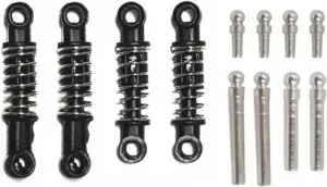 Rc Shock Absorber For Ldrc A86 LD1801 LD1802 LD1803 LD1804 A01 A02 1/18 4pcs Front And Rear Shock Absorber Damper RC Car Upgrade Parts Accessories Replace