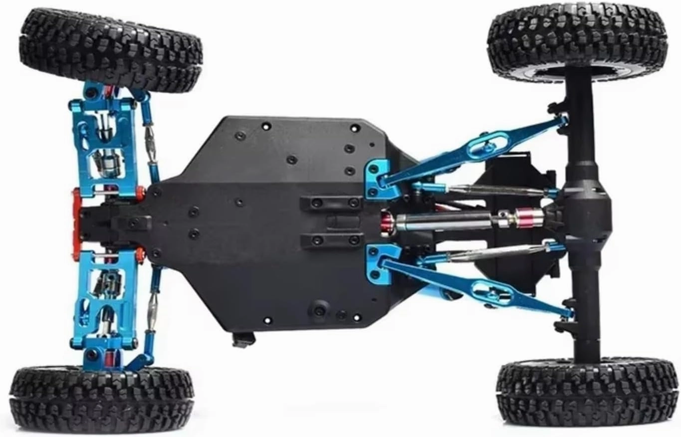 RC Car DIY Parts for WLtoys 12428 FY-03 Q39 1/12 Base C Steering Cup Front for Swing Arm RC Cars Accessories Upgrade Parts Kit(Blue)
