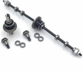RC Car DIY Parts for WLtoys for Feiyue 12428 12423 12427 12428-A 12428-B 12428-C 1/12 Metal Front and Rear Differential Assy RC Car Upgrade Parts