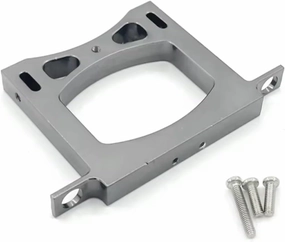 RC Car DIY Parts for WPL C14 C24 B14 B24 B16 B36 1/16 Metal Rear Bumper RC Car Upgrade Accessories Replace Modify Parts(Gray)
