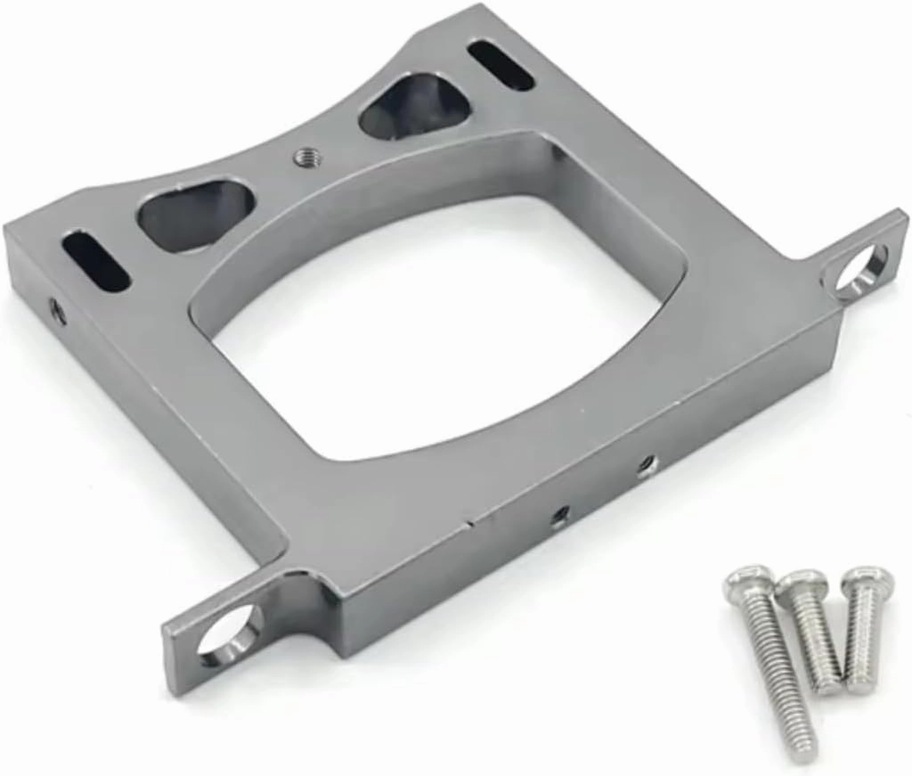RC Car DIY Parts for WPL C14 C24 B14 B24 B16 B36 1/16 Metal Rear Bumper RC Car Upgrade Accessories Replace Modify Parts(Gray)