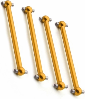 RC Car Drive Shafts for Himoto E18 for Spino for HSP for Wltoys A959B A949 A959 A969 A979 K929 A959-07 1/18 Metal Drive Shaft Dogbone Modification RC Car Upgrade Parts(Yellow)