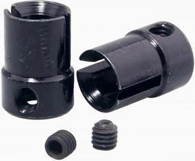 RC Differential Cup for HSP 02016 1/10 RC Car Part 2pcs for Toys for Universal Joint Cup B Set Screws Upgrade Accessories Black for Silver(Black)
