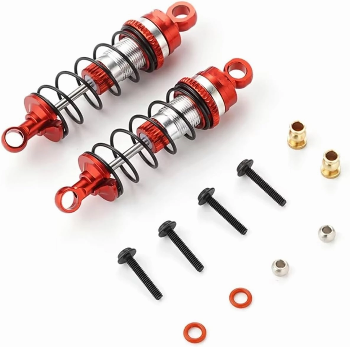Rc Shock Absorber For Losi For Mini-B For Mini-T 1/16 2pcs Aluminum Shock Absorber RC Crawler Car 2WD For Buggy Truck Parts And Accessories Upgrade Replacement Use