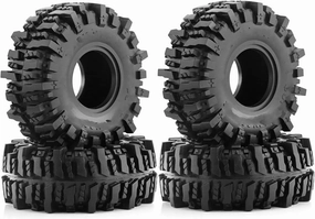 Rc Wheel Rim Tire for Axial for SCX10 90046 for AXI03007 for TRX4 for Redcat for Gen8 1:10 RC Crawler Car Rubber for Rock Tyres Wheel Tires 4PCS Tires