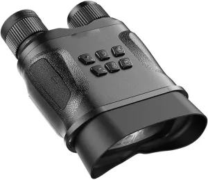 Rechargeable Night Vision Binoculars, 12X Zoom Digital Infrared Goggles for Hunting, Spy, and Surveillance with 32GB TF Card, 2.3" LCD Screen