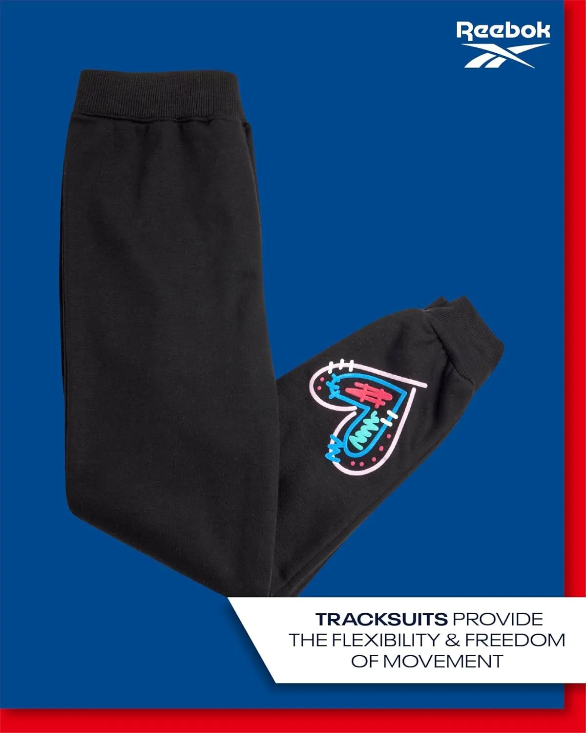 Reebok Girls' Sweatsuit Set - 2 Piece Fleece Hoodie and Jogger Sweatpants (Size: 7-12)
