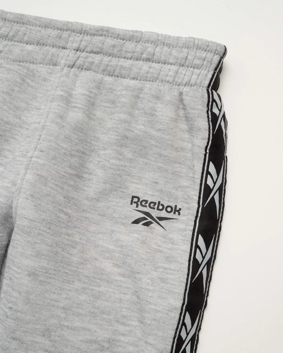 Reebok Baby Toddler Boys' Sweatsuit Set - 2 Piece Full Zip Up Fleece Hoodie Jogger Pants Set Playwear Lounge Wear (12M-7)