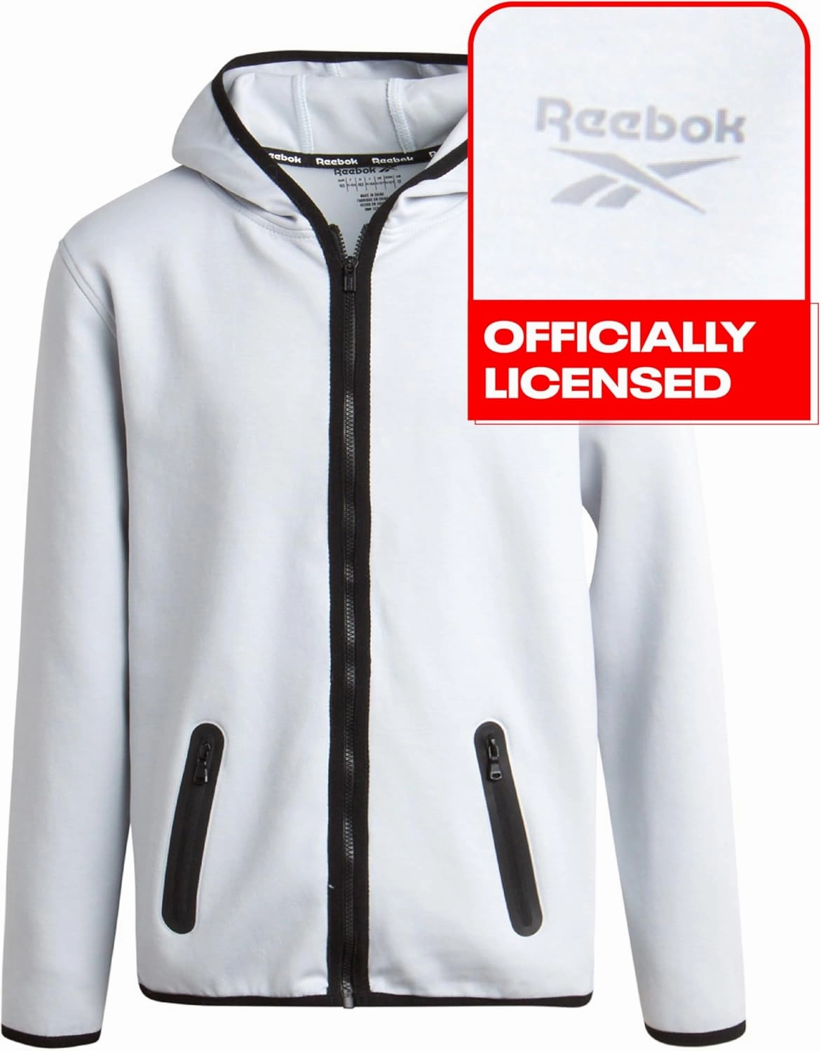 Reebok Boys' Sweatsuit - Active Fleece Zip Hoodie Sweatshirt and Jogger Sweatpants (2T-12)