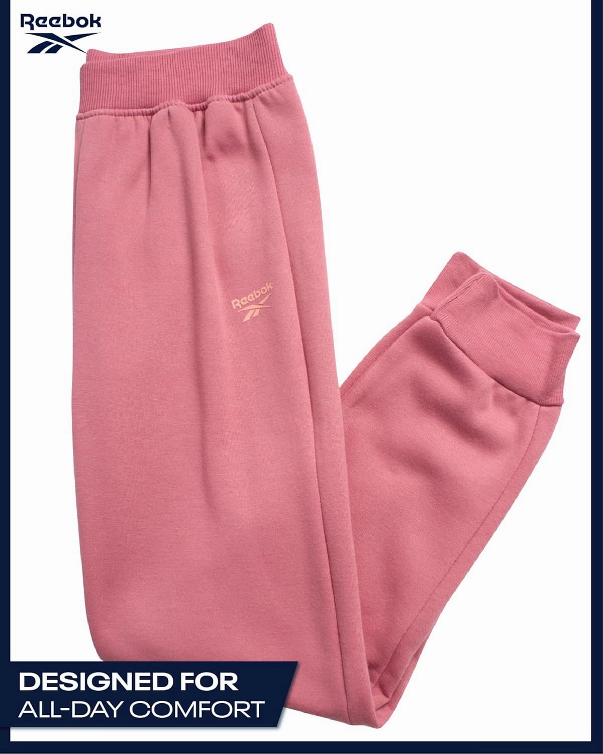 Reebok Girls' Jogger Set - 2 Piece Hoodie Sweatshirt and Sweatpants Sweatsuit (Size: 4-12)