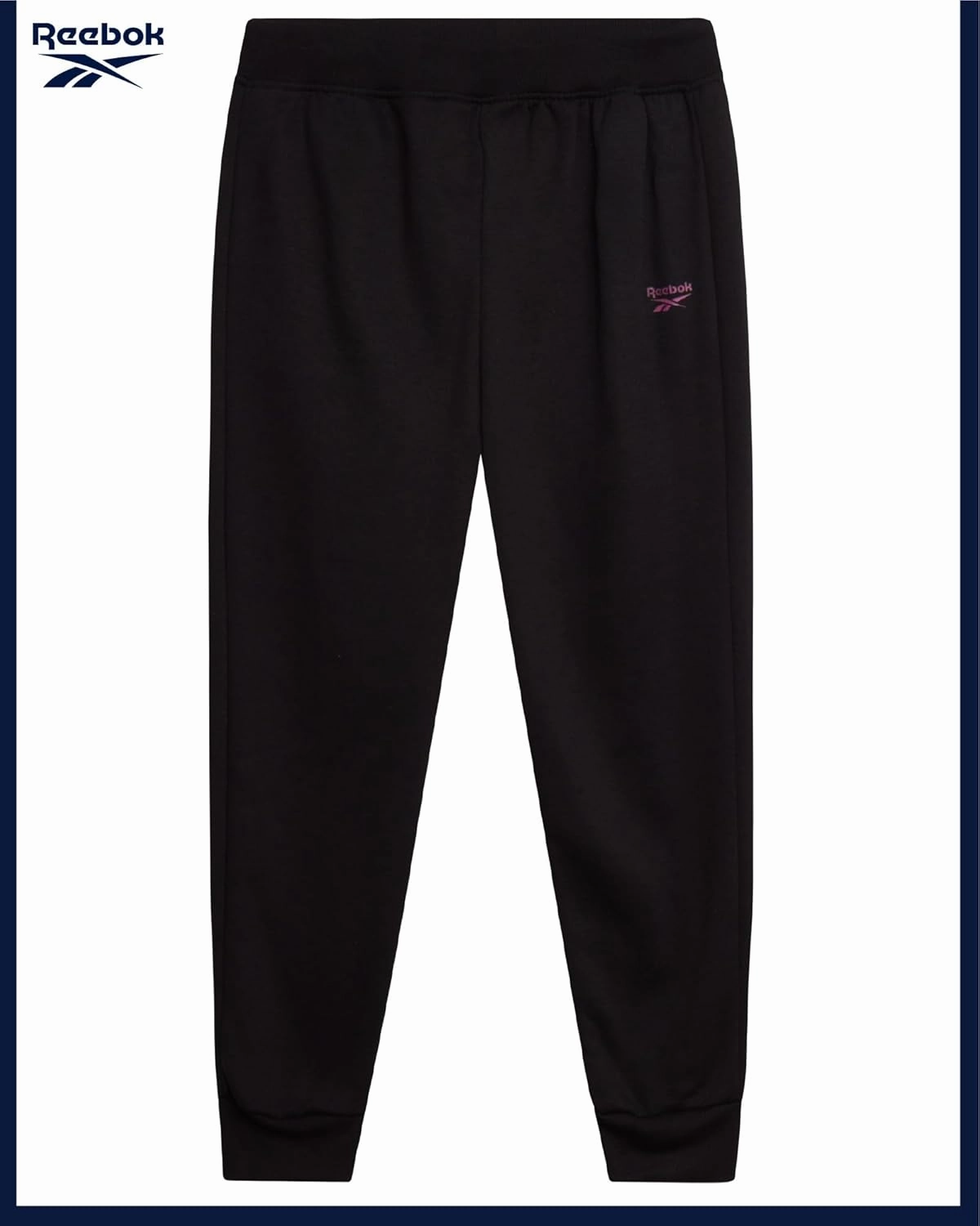Reebok Girls' Jogger Set - 2 Piece Hoodie Sweatshirt and Sweatpants Sweatsuit (Size: 4-12)