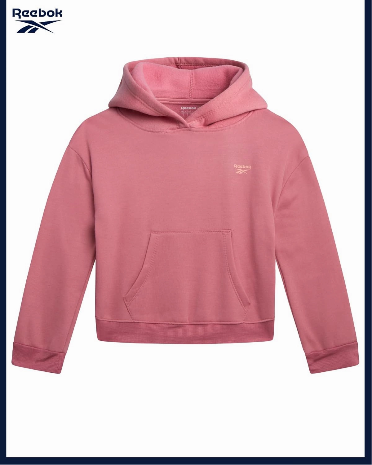 Reebok Girls' Jogger Set - 2 Piece Hoodie Sweatshirt and Sweatpants Sweatsuit (Size: 4-12)