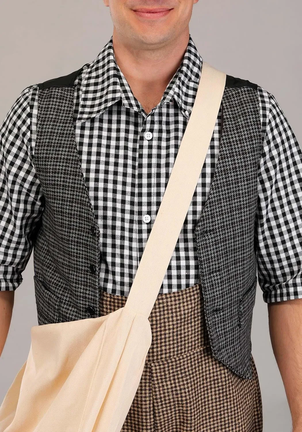 Roaring Twenties Gazetteer Ensemble | Newsboy Costume Set | 20s Halloween Outfit
