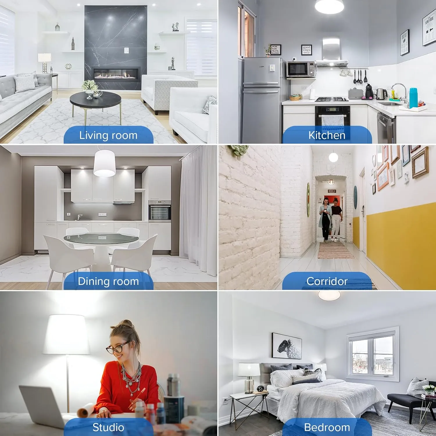SANSI Dimmable LED Light Bulbs 250 Watt Equivalent, 4000 Lumens 5000K Dimmable Bright Daylight A21 E26 Bright LED Bulbs, 2 Pack, 22-Year Lifetime, 27W Power Energy Saving Light Bulbs for Home Office