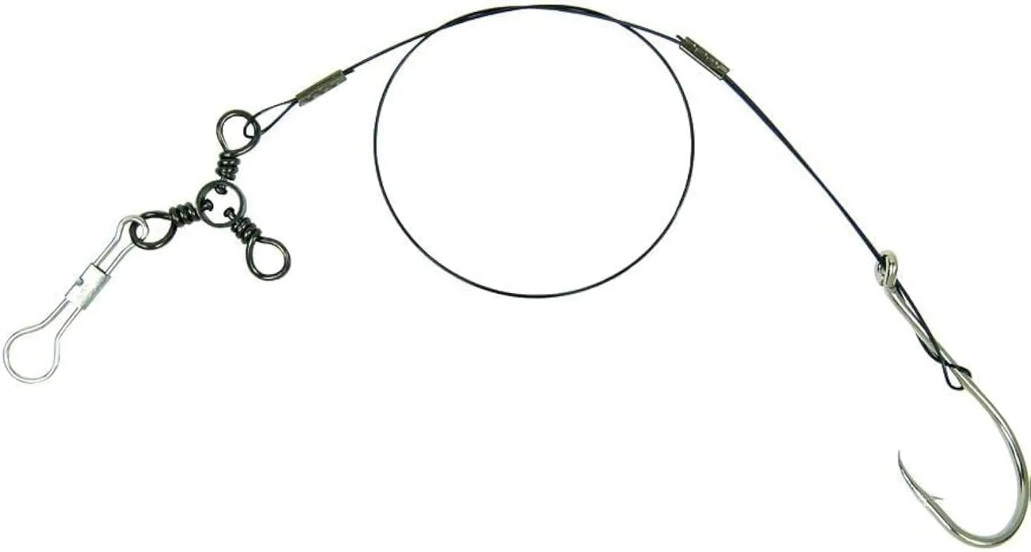 Sea Striker DR-80 Drum Rig, 90 Lb Coated Wire, 36557 3-Way Swivel