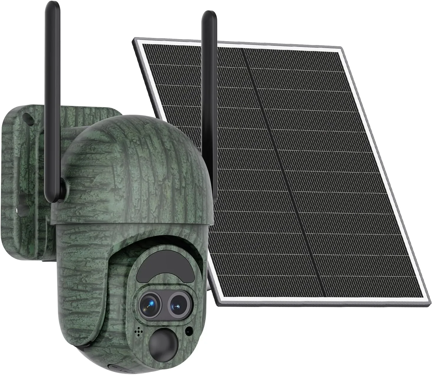 SEHMUA Cellular Trail Cameras, 4G LTE Cellular Security Camera with 12X Hybrid Zoom 2K 360° View Live Video, Unlimited Data Plan Game Camera No Glow IR, Solar Powered, Motion Activate