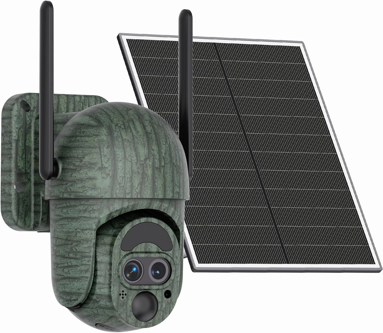SEHMUA Cellular Trail Cameras, 4G LTE Cellular Security Camera with 12X Hybrid Zoom 2K 360° View Live Video, Unlimited Data Plan Game Camera No Glow IR, Solar Powered, Motion Activate