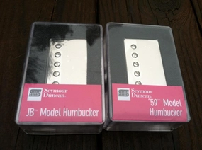 Seymour Duncan SH-4 JB Bridge & SH-1 59 Neck NICKEL Humbucker Pickup Set
