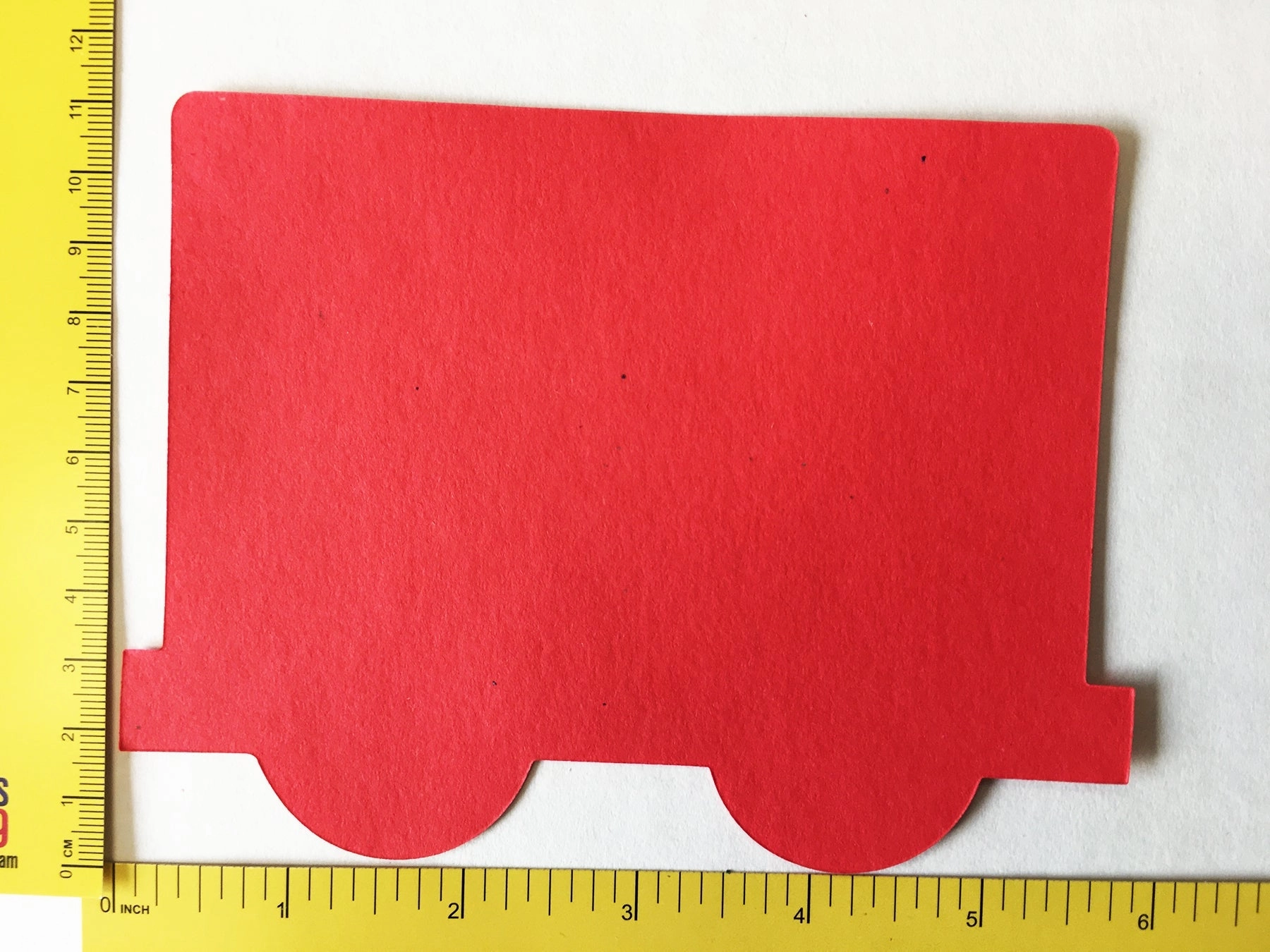 SHAPES ETC. Large Cut-Out Set - Tri-Color Train