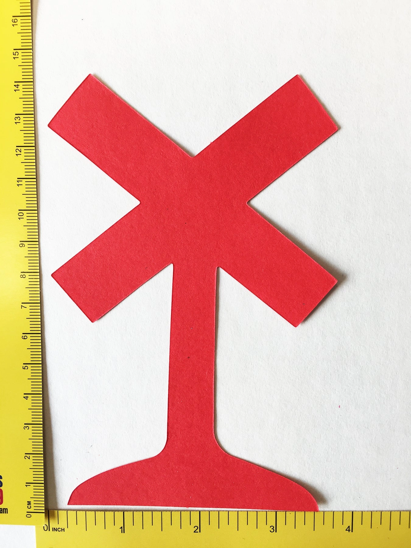 SHAPES ETC. Large Cut-Out Set - Tri-Color Train