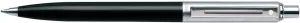 Sheaffer E23211151CS Sentinel Brushed Chrome Cap Barrel Ballpoint Pen - Black