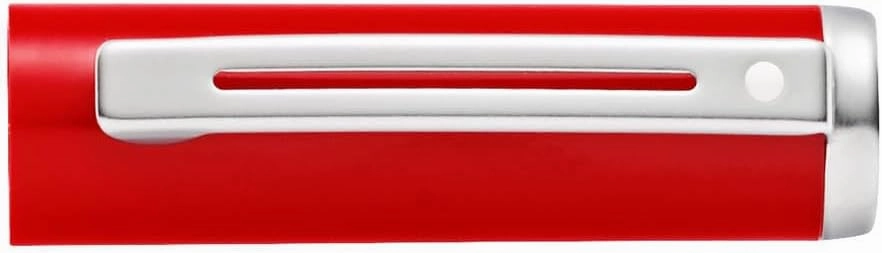 Sheaffer Pop Glossy Red Fountain Pen with Chrome Trim and Medium Nib