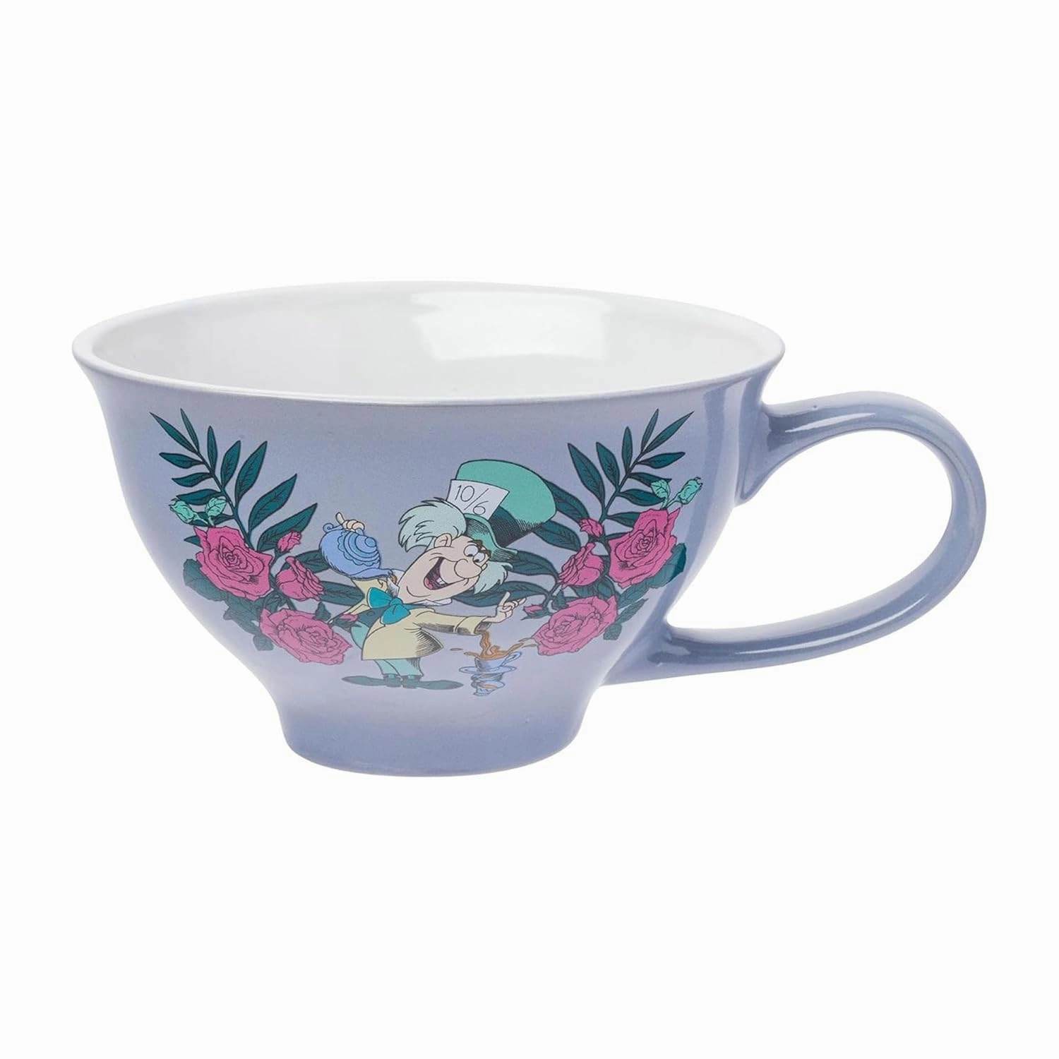 Silver Buffalo Alice in Wonderland Oh My Boxed Ceramic Teacup and Saucer, 12 Ounces