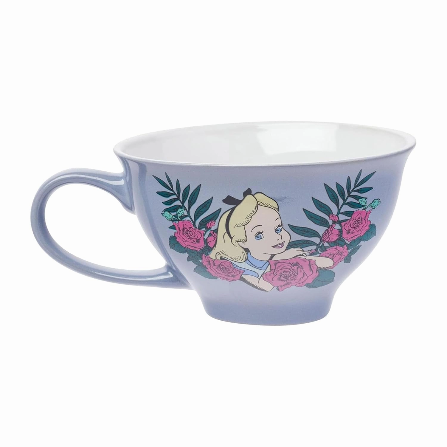 Silver Buffalo Alice in Wonderland Oh My Boxed Ceramic Teacup and Saucer, 12 Ounces
