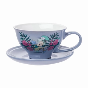Silver Buffalo Alice in Wonderland Oh My Boxed Ceramic Teacup and Saucer, 12 Ounces