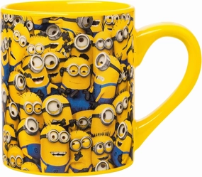 Silver Buffalo Universal's Despicable Me Cluttered Minions Ceramic Coffee Mug, 14 Ounces