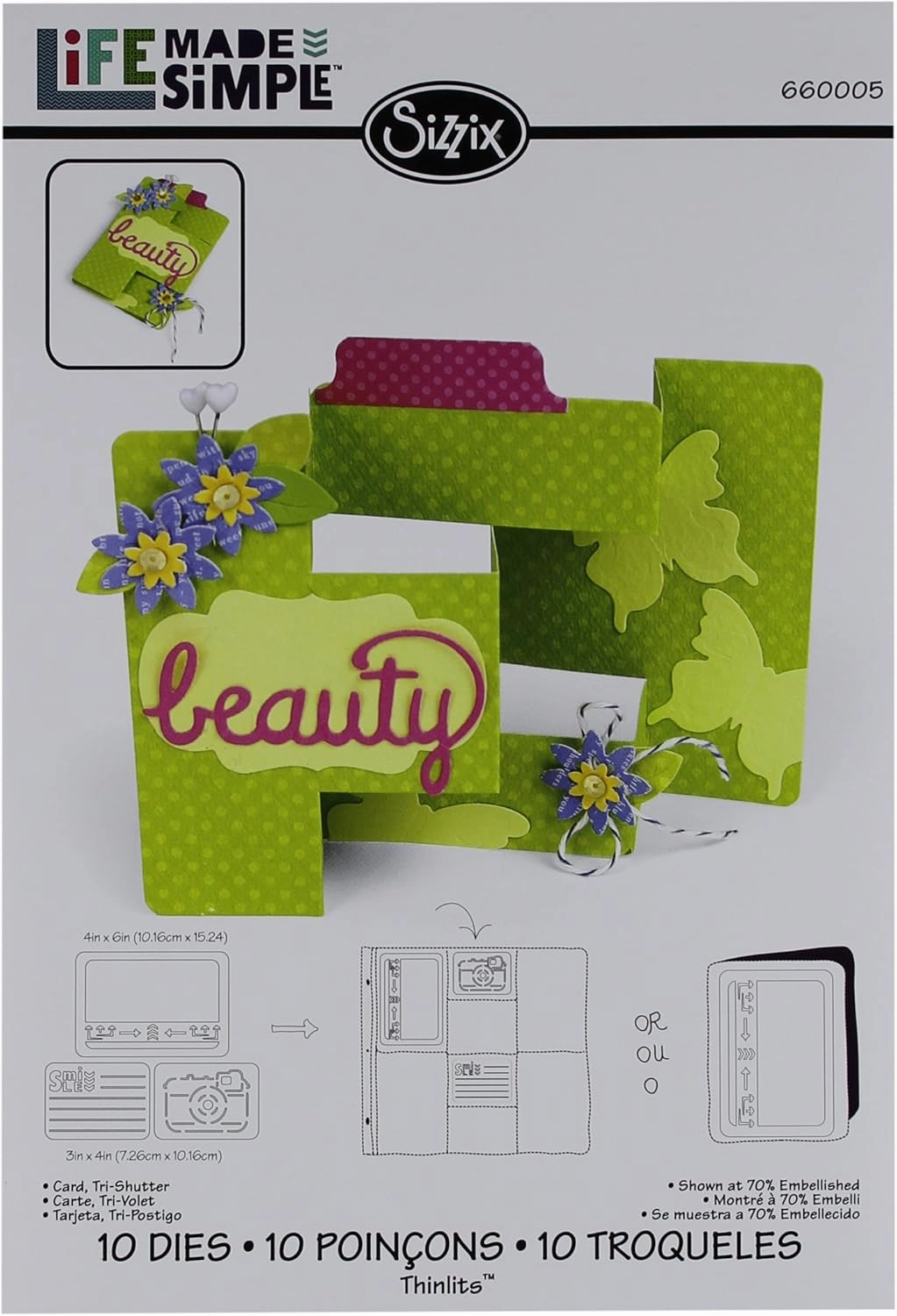 Sizzix Thinlits Die Set, Multi