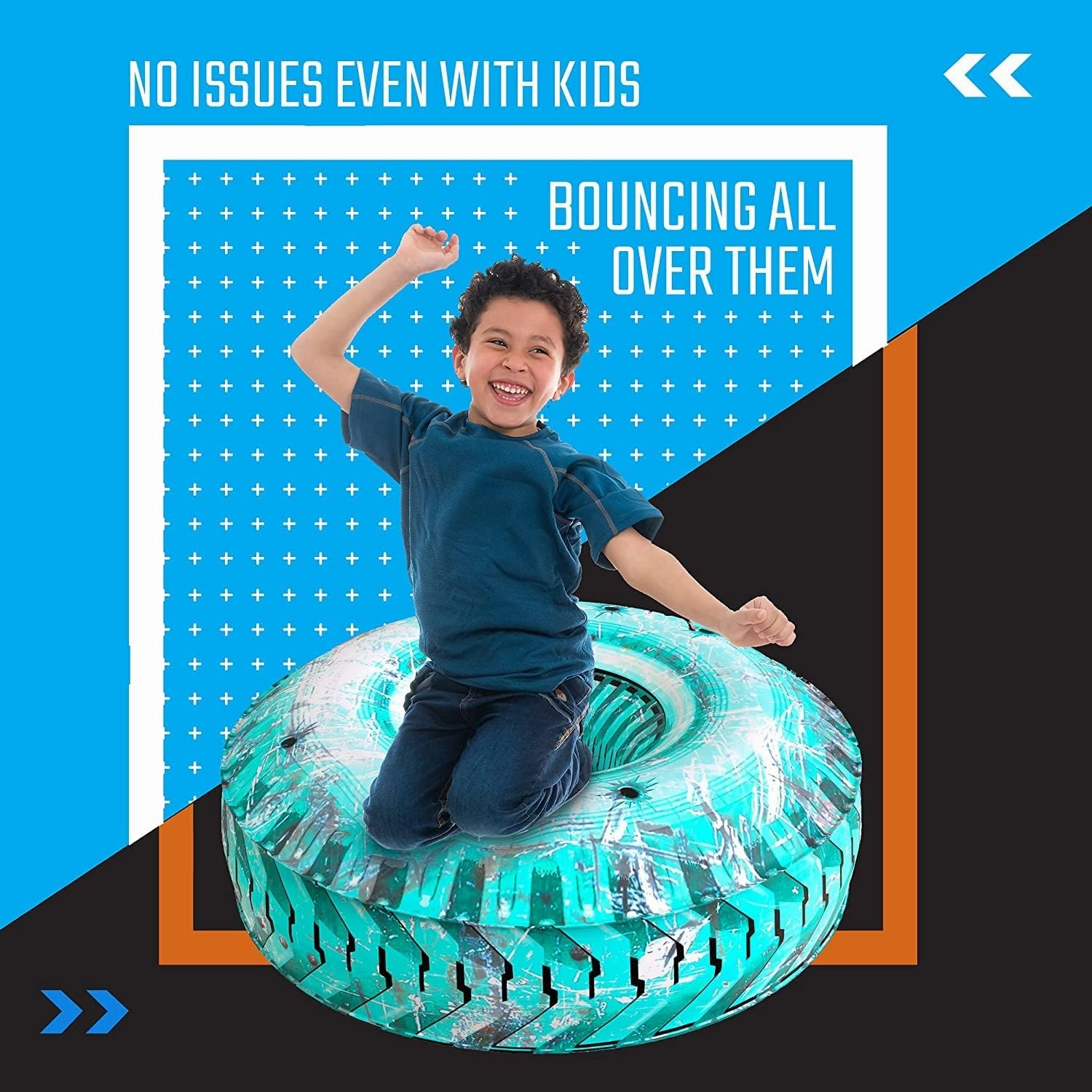 Skywin Inflatable Obstacles, Inflatable Battle Bunkers, 8 Pieces Inflatable Battle Obstacle, Bunker Set Play Combat Obstacles and Laser Tag Obstacles (Blue)