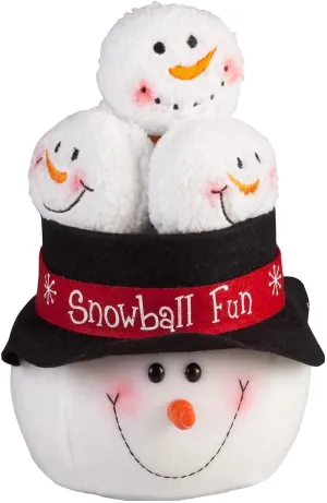 Snowball Fun Set, 6" h, Multicolored