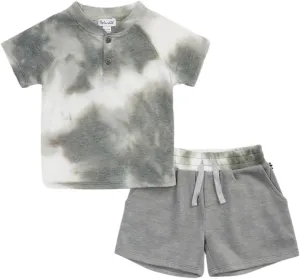 Splendid baby-boys Verde Wash Tee Short Set