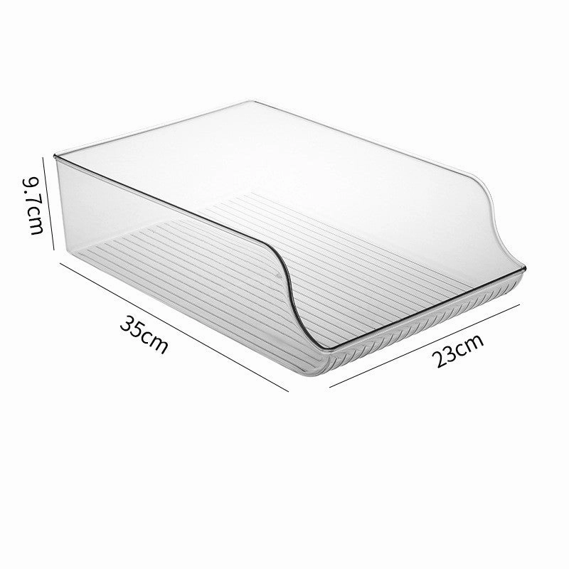 Stackable Fridge Organizer | Clear Refrigerator Storage Bins
