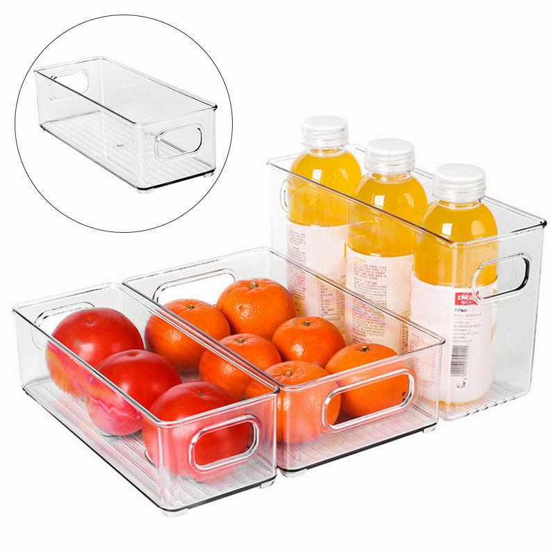 Stackable Fridge Organizer | Clear Refrigerator Storage Bins