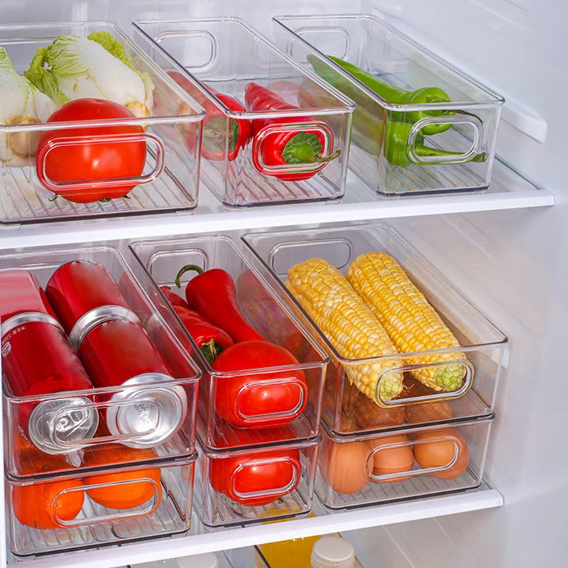 Stackable Fridge Organizer | Clear Refrigerator Storage Bins