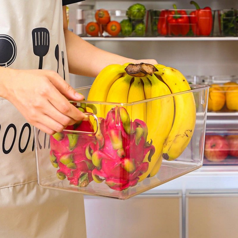 Stackable Fridge Organizer | Clear Refrigerator Storage Bins