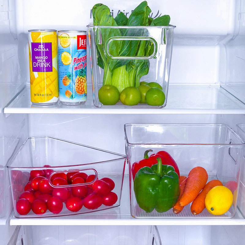 Stackable Fridge Organizer | Clear Refrigerator Storage Bins
