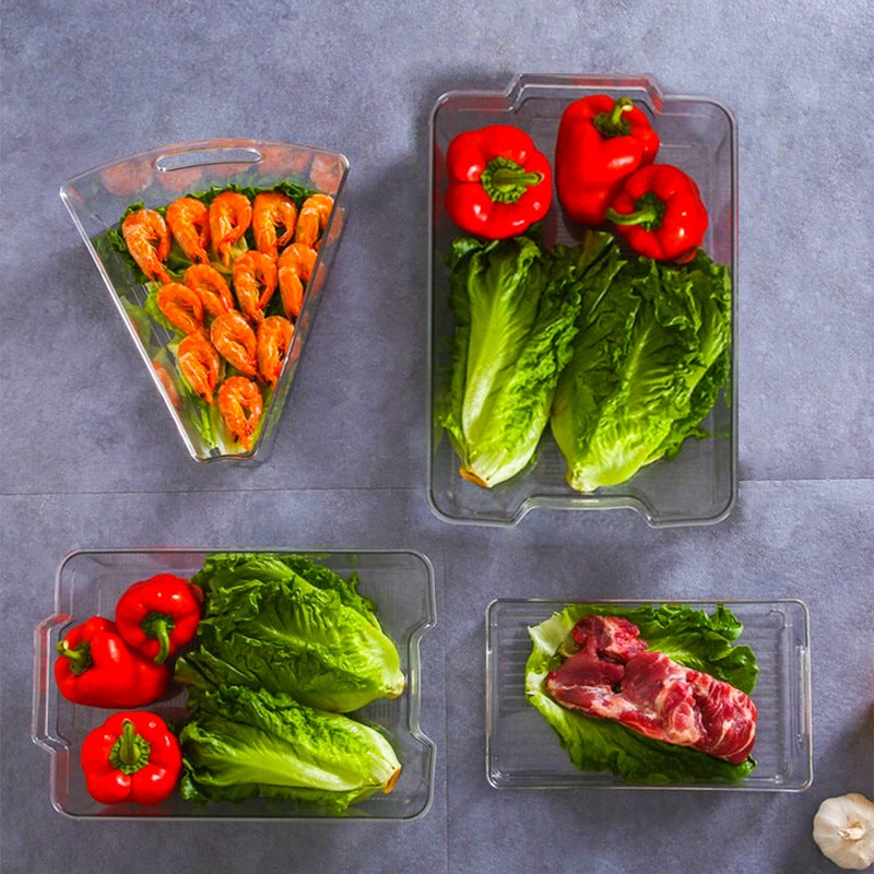 Stackable Fridge Organizer | Clear Refrigerator Storage Bins