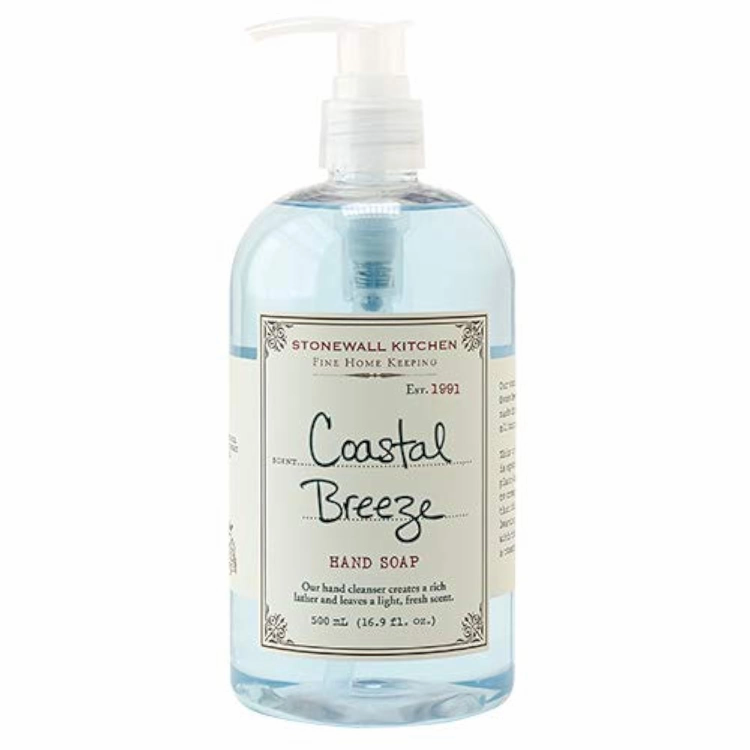 Stonewall Kitchen Coastal Breeze Hand Soap, 16.9 ounces (Pack of 2)