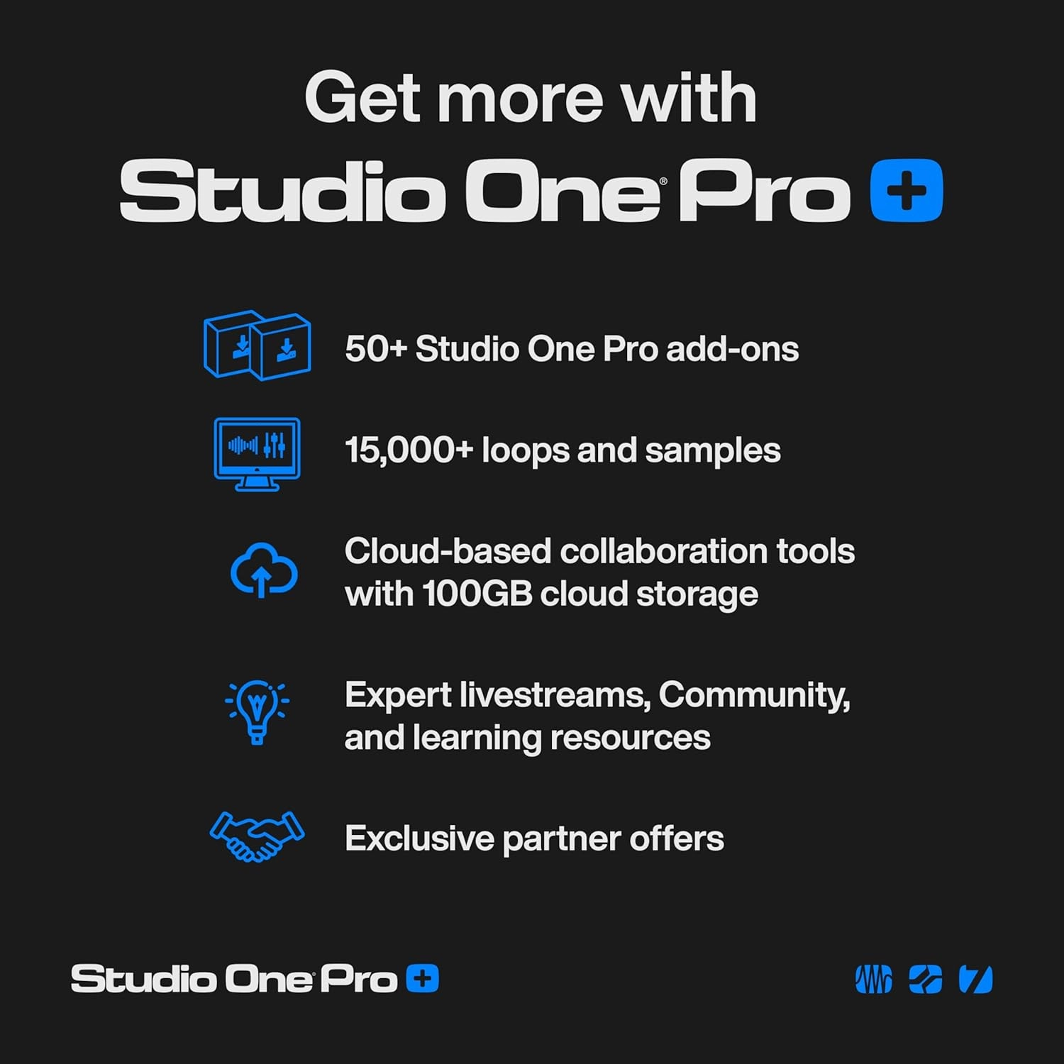 Studio One Pro 7 Upgrade License from Any Previous Version or Edition of Pro or Artist — Stem Separation, Splice Integration, Integrated Launcher, Virtual Instruments, Loops, & Samples Included