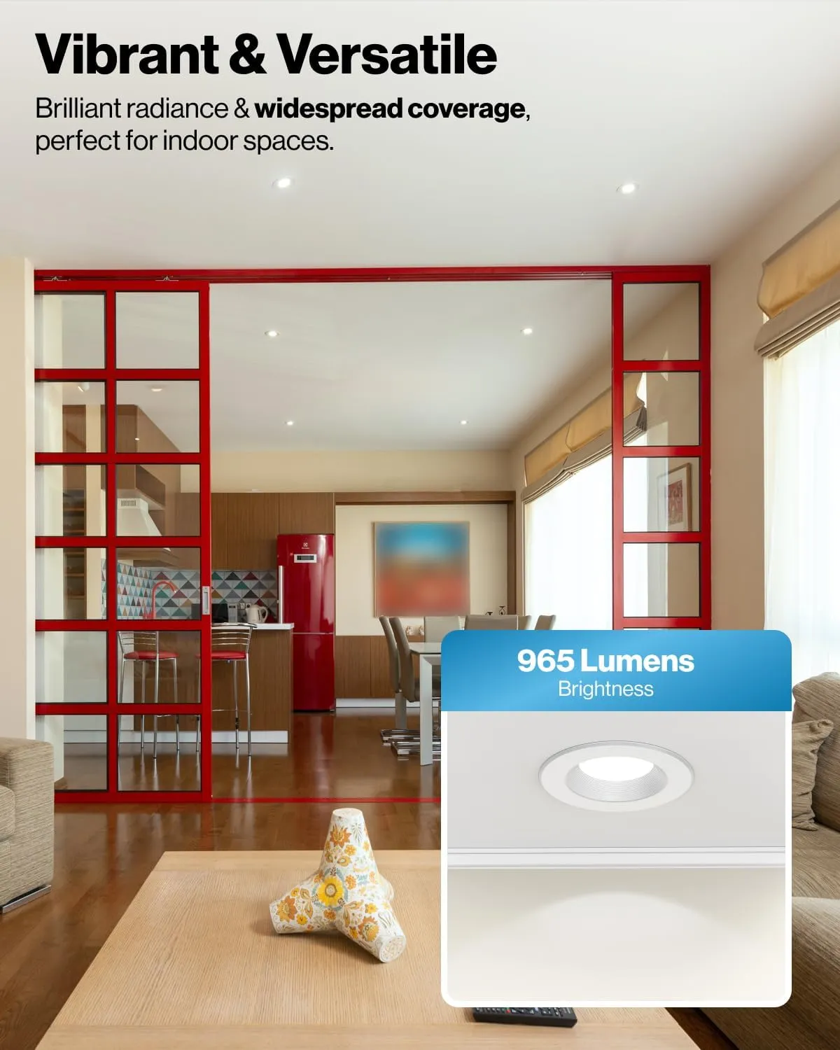 Sunco 10 Pack 4 Inch LED Recessed Lights, Retrofit Can Lighting, 660 LM, 11W (40W Equivalent), Selectable CCT 2700K/3000K/4000K/5000K, Dimmable, Baffle Trim, Replacement Conversion Kit UL.