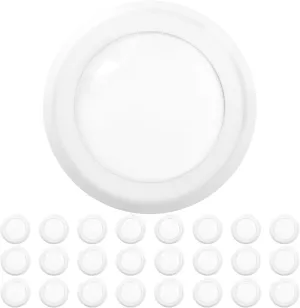 Sunco 24 Pack 5/6 Inch LED Disk Lights, Disc Lights Ceiling, LED Flush Mount Recessed Can Lighting, 1050 LM, 2700K Soft White, Dimmable, 15W=75W, Damp Rated ETL