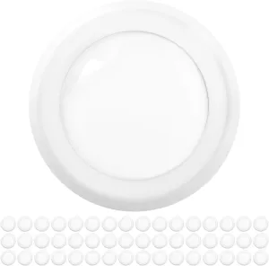Sunco 48 Pack 5/6 Inch LED Disk Lights, Flush Mount Disc Recessed Ceiling Can Lighting, 1050 LM, 2700K Soft White, Dimmable, 15W=75W, Damp Rated ETL