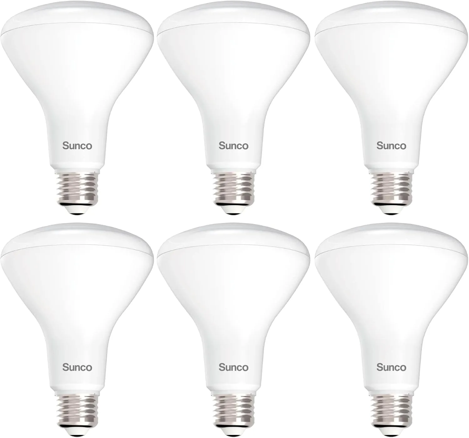 Sunco 6 Pack BR30 Light Bulbs LED, Recessed Can Light Bulbs, Indoor Flood Bulb, 850 LM, 11W (65W Equivalent), 4000K Cool White, Dimmable, E26 Base, for Home, Kitchen, Bedroom UL.
