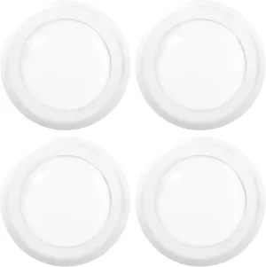 Sunco LED Disc Lights Ceiling 6 Inch, Flush Mount Disk Light, Recessed Can Lighting, 1050 LM, 15W (75W Equivalent), 5000K Daylight, Dimmable, Damp Rated ETL 4 Pack