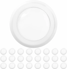 Sunco 24 Pack LED Disc Lights Ceiling 6 Inch, Flush Mount Disk Light, Recessed Can Lighting, 1050 LM, 15W (75W Equivalent), 3000K Warm White, Dimmable, Damp Rated ETL